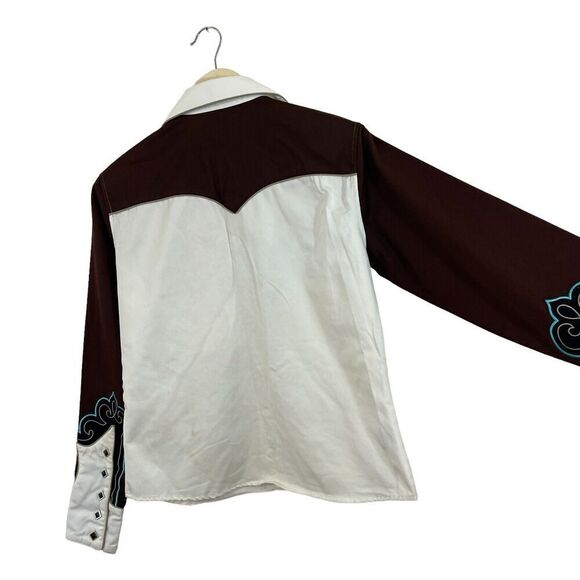 Panhandle Slim Western Black and Cream Shirt - Picture 16 of 16